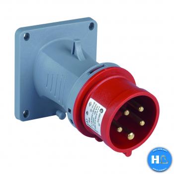 CEE Anbaustecker mit QuickConnect 85x85mm 5P 32A 6h IP44